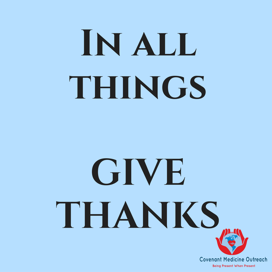 In All Things, Give Thanks